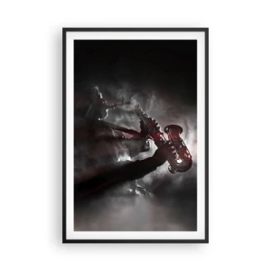 Poster în ramă neagră - În aburul jazzului - 61x91 cm