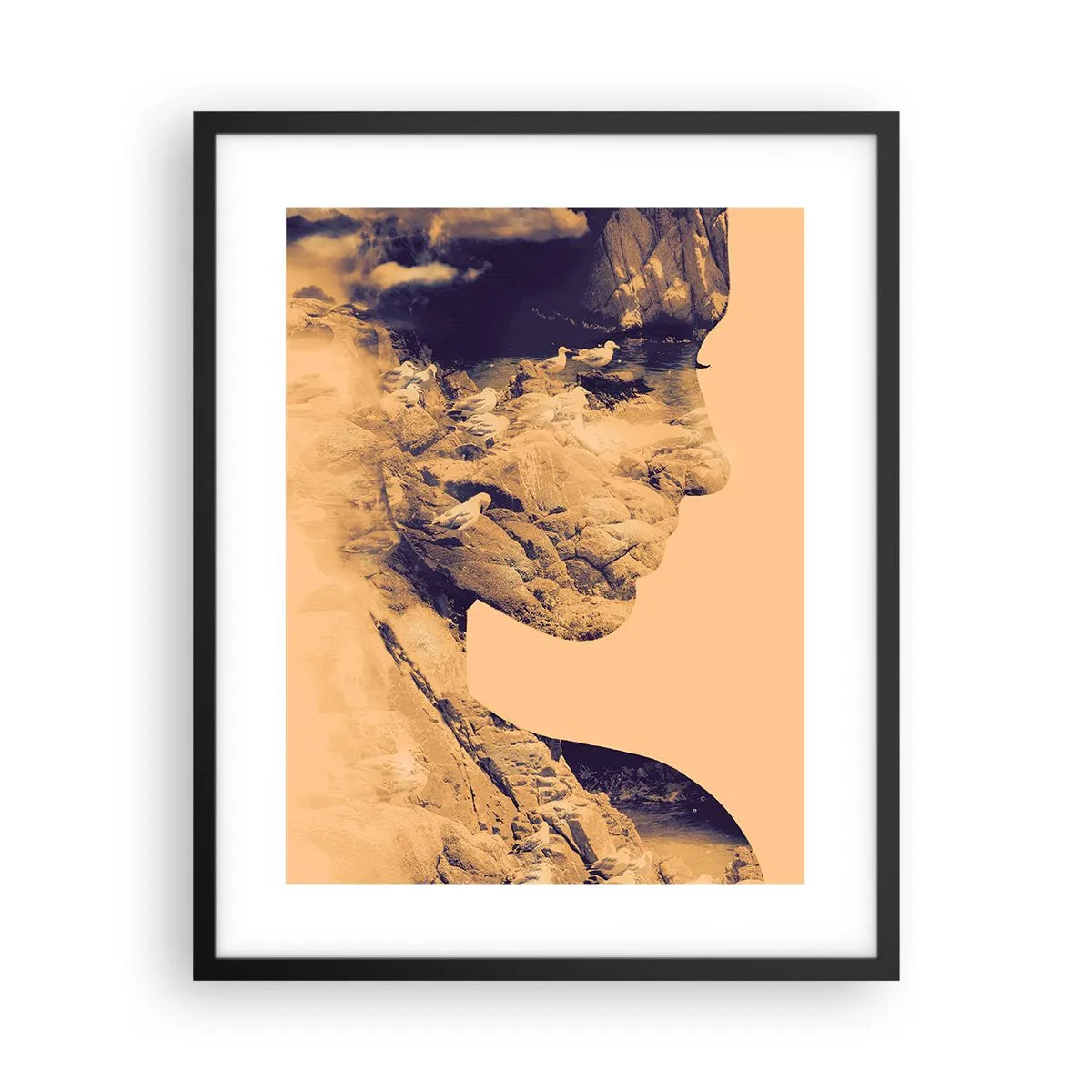 Poster în ramă neagră - Frumoasă prin natura - 40x50 cm
