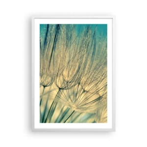 Poster în ramă albă - Așteptând vântul - 50x70 cm