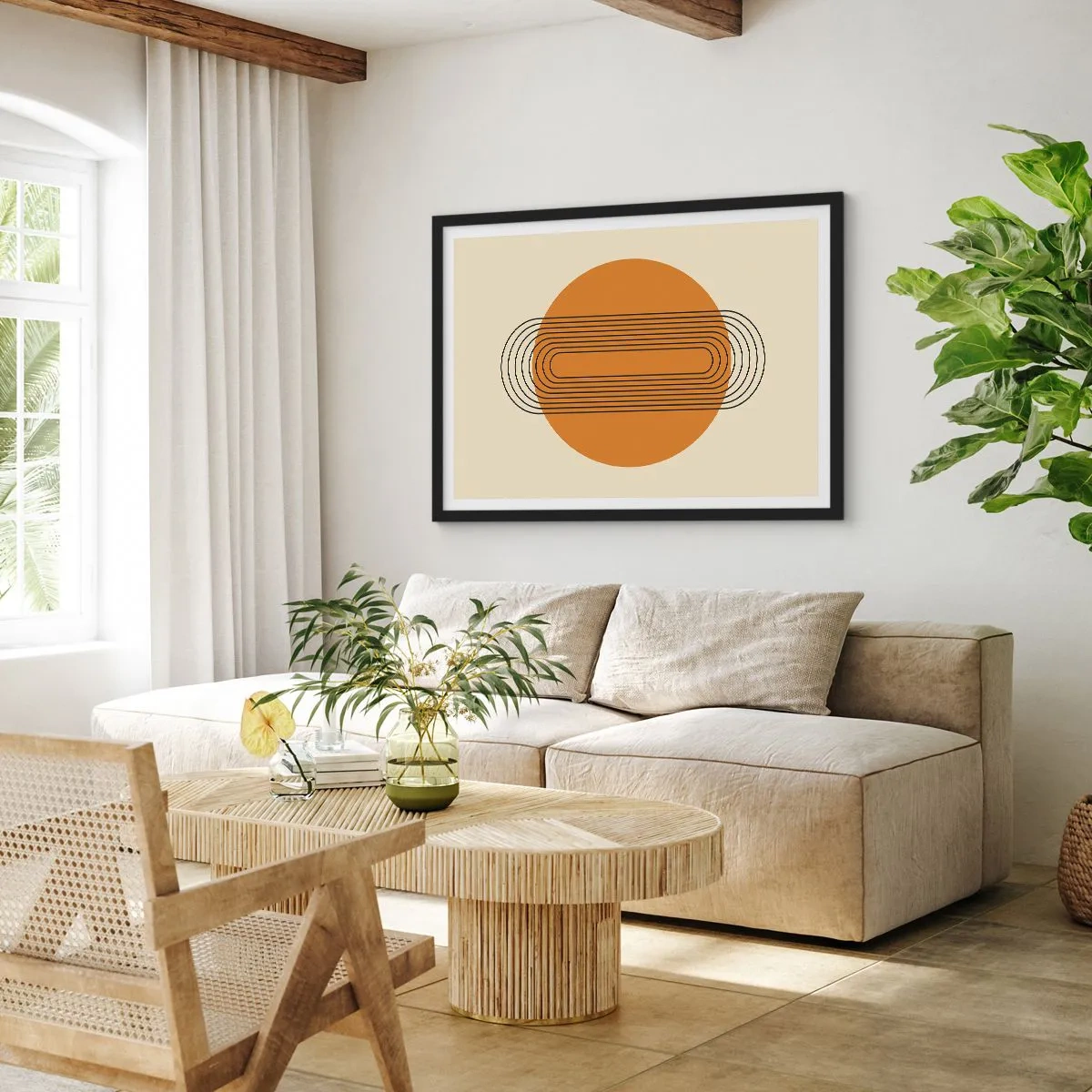 Poster în ramă neagră - Planul perfect - 91x61 cm