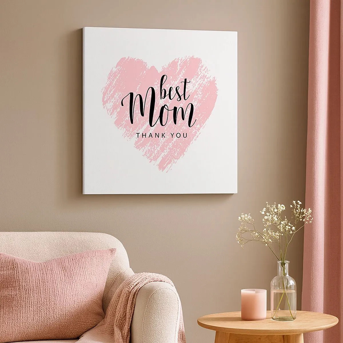 Tablou pe pânză - Întotdeauna la momentul potrivit - 30x30 cm