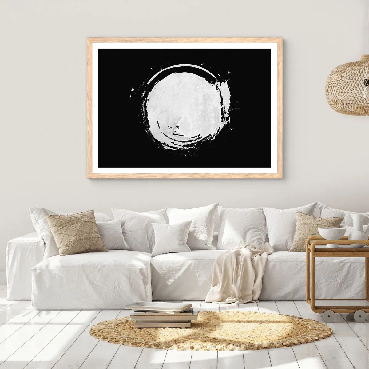 Poster în ramă de stejar deschis - O ieșire bună - 91x61 cm