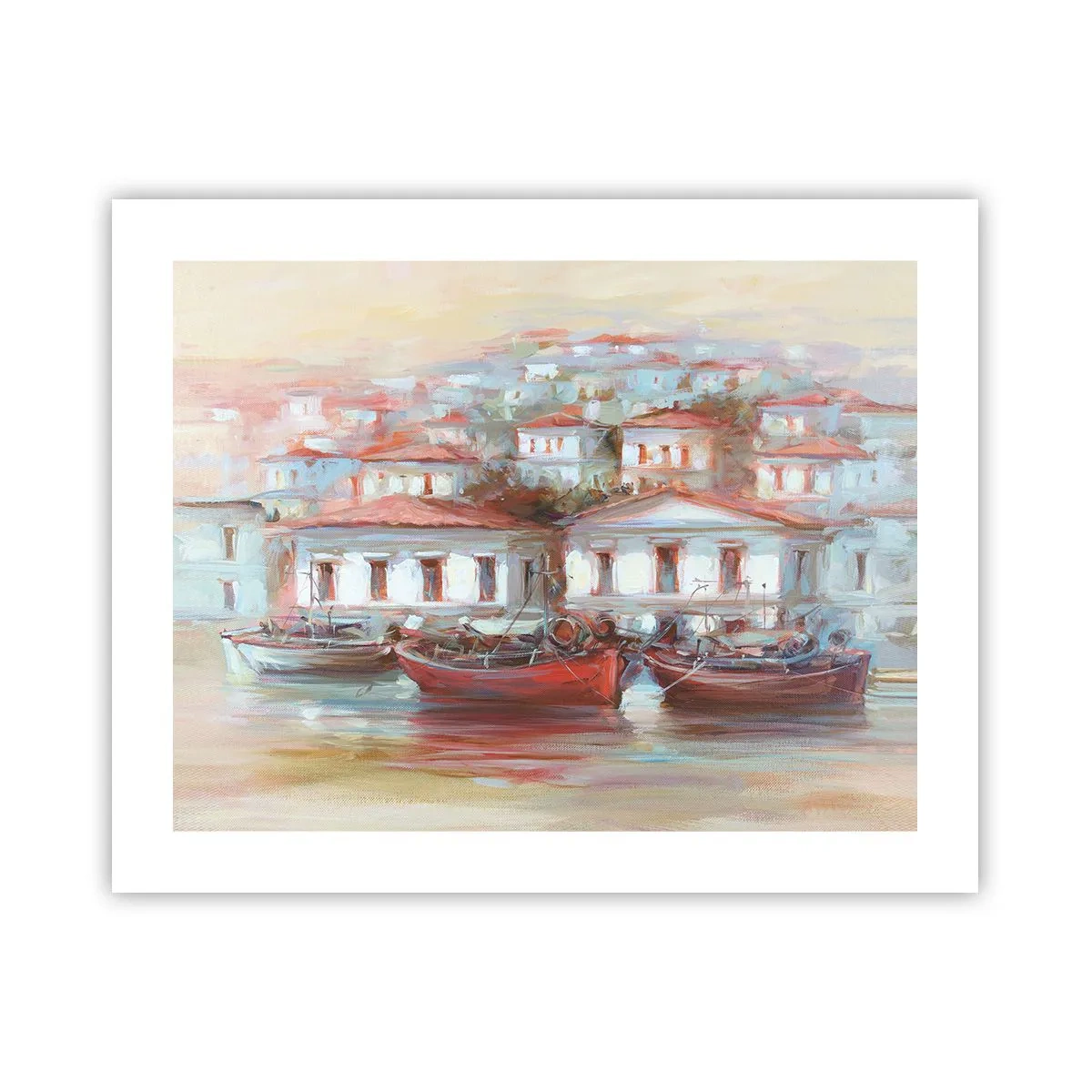 Poster - Orășel fericit - 50x40 cm