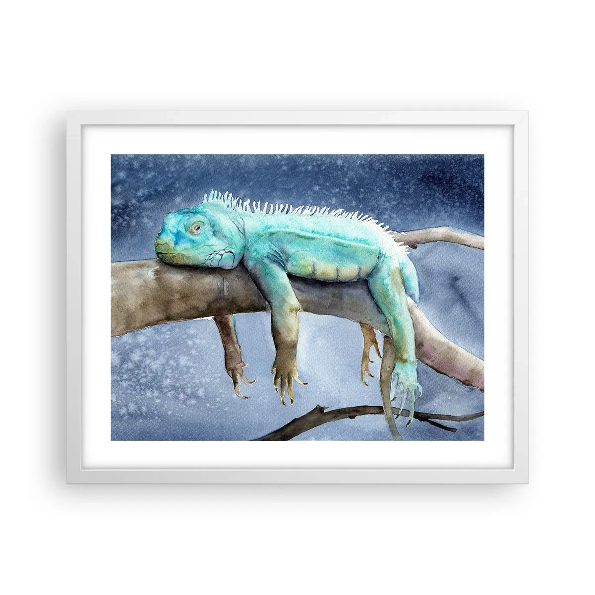 Poster în ramă albă - Este bine! - 50x40 cm