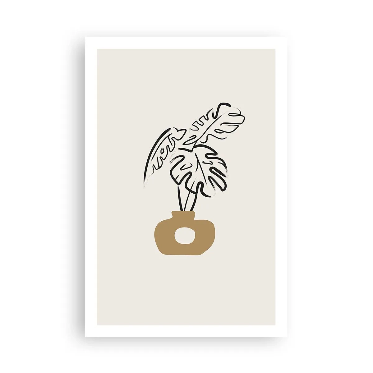 Poster - Monstera - decorarea casei - 61x91 cm