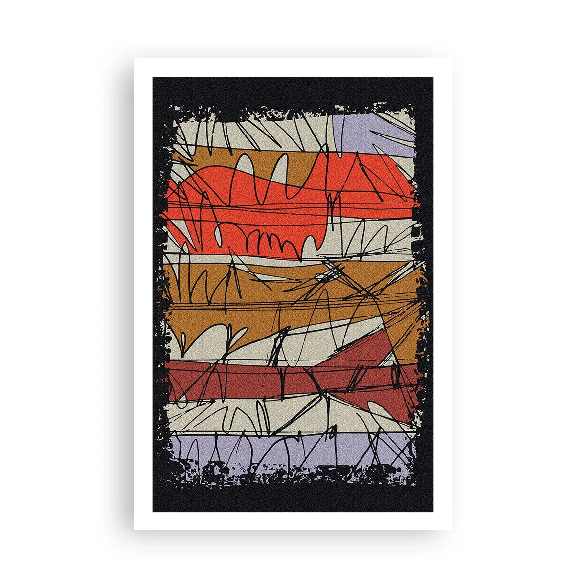 Poster - Compoziție spontană - 61x91 cm