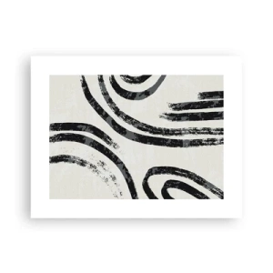 Poster - Pe jumătate oprit - 40x30 cm