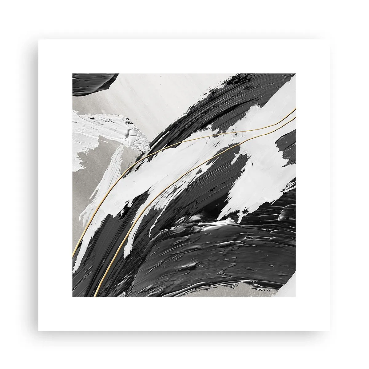 Poster - Abstracție cu fler - 30x30 cm