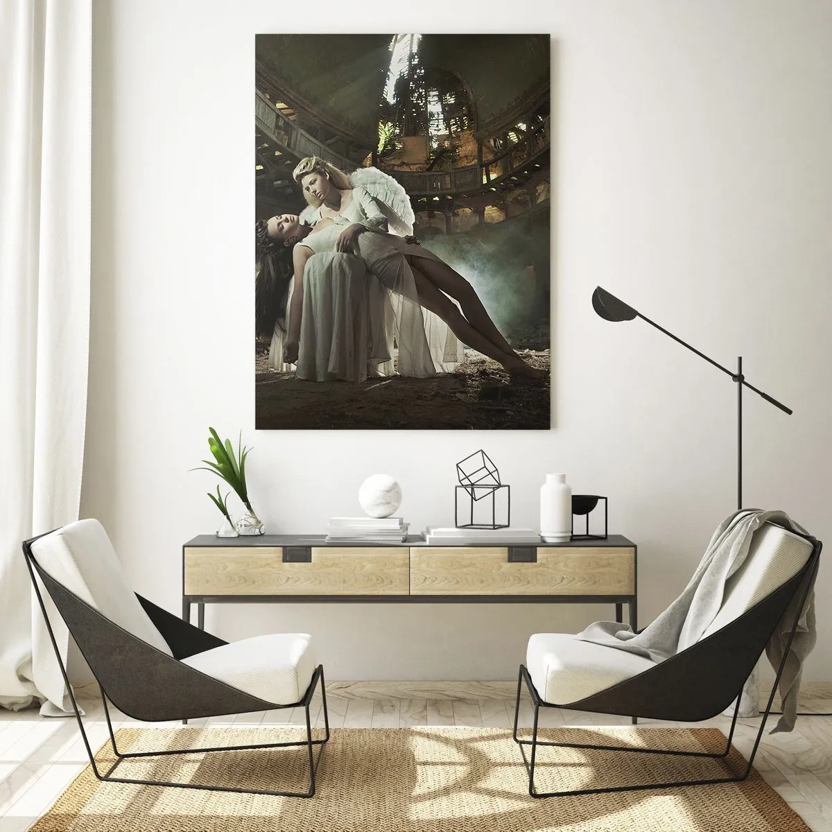 Tablou pe sticlă - Spiritul vechiului teatru - 70x100 cm