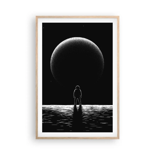 Poster în ramă de stejar deschis - Față în față - 61x91 cm