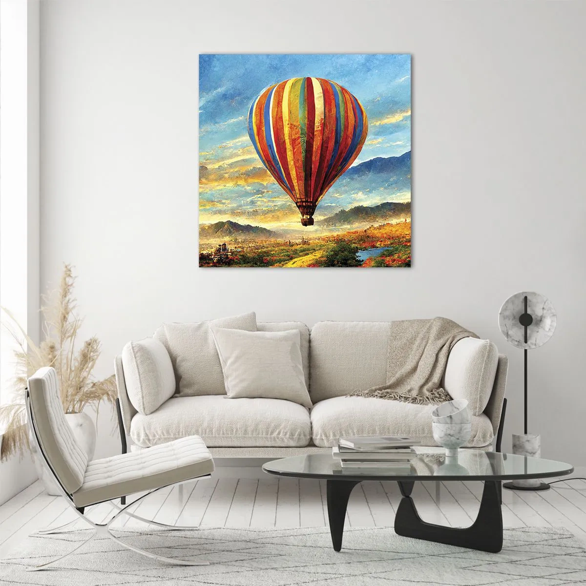 Tablou pe sticlă - În liniște puteți vedea mai multe - 70x70 cm