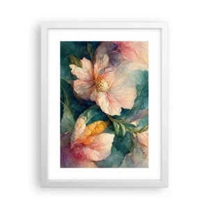 Poster în ramă albă - Subtilitate pură - 30x40 cm