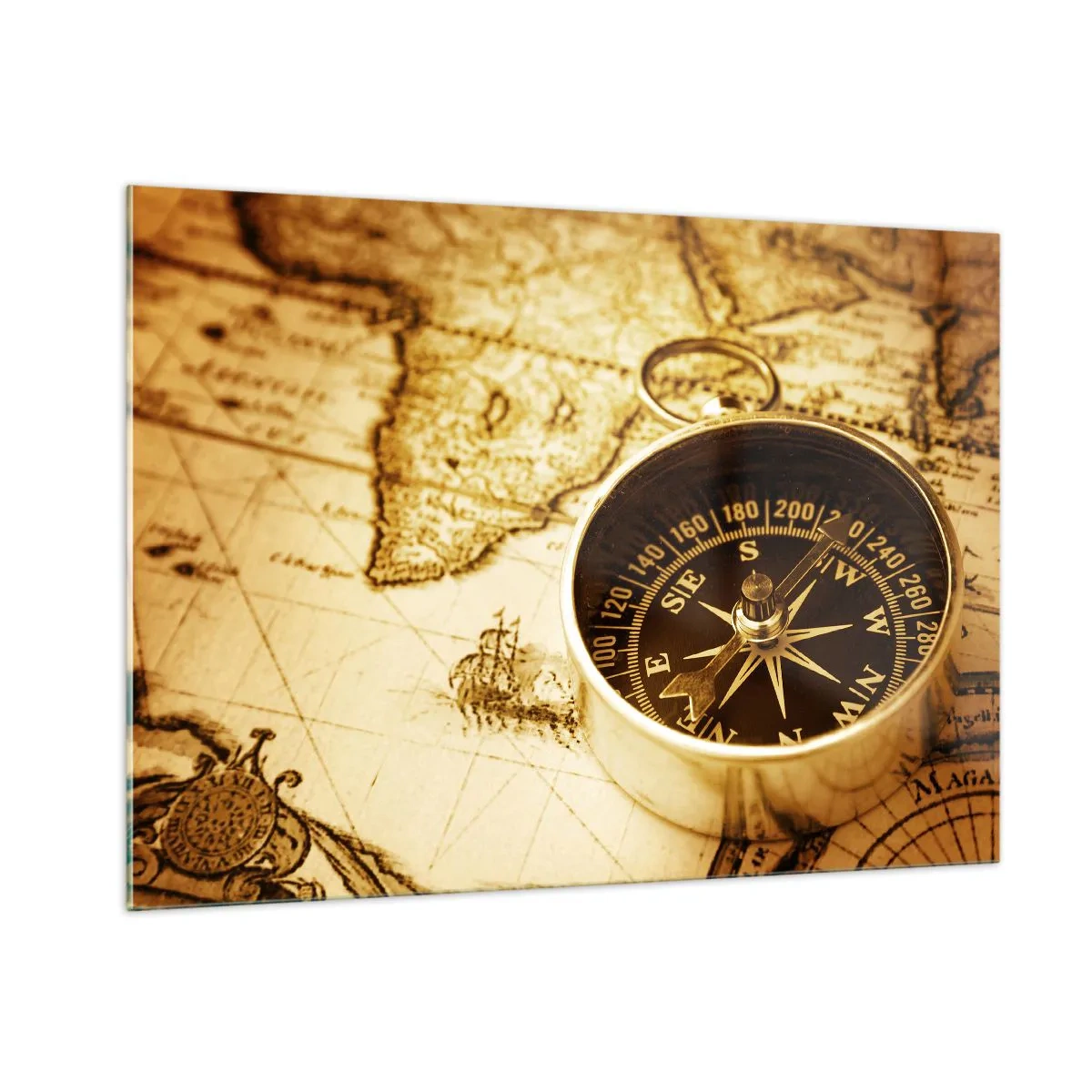 Tablou pe sticlă - Est sau vest? - 100x70 cm