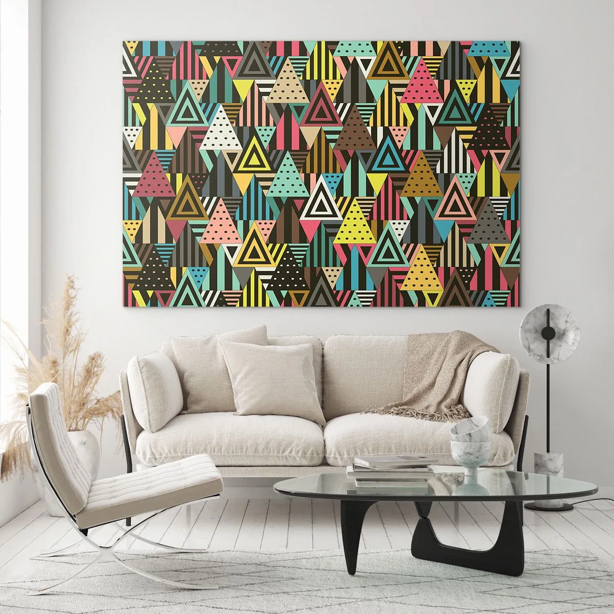 Tablou pe sticlă - În ritm de trei - 100x70 cm