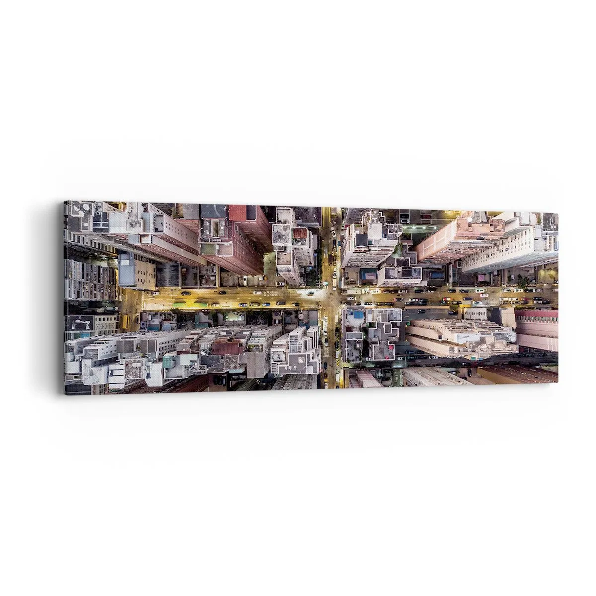 Tablou pe pânză - Salutări din Hongkong - 90x30 cm