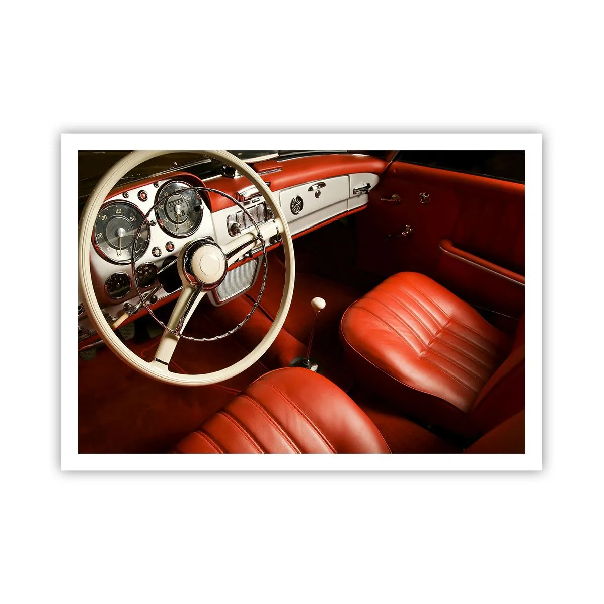 Poster - Lux în stil vintage - 100x70 cm