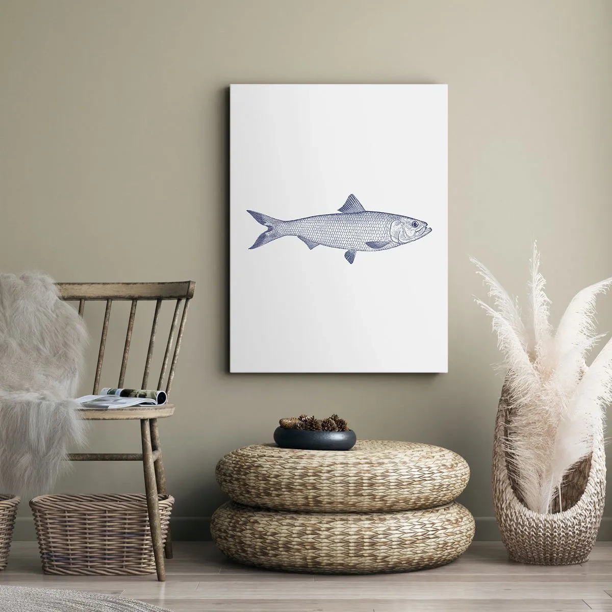 Tablou pe pânză - Salutări din mările nordice - 45x80 cm