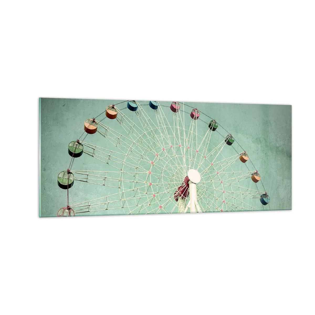 Tablou pe sticlă - Poftim la joacă - 100x40 cm