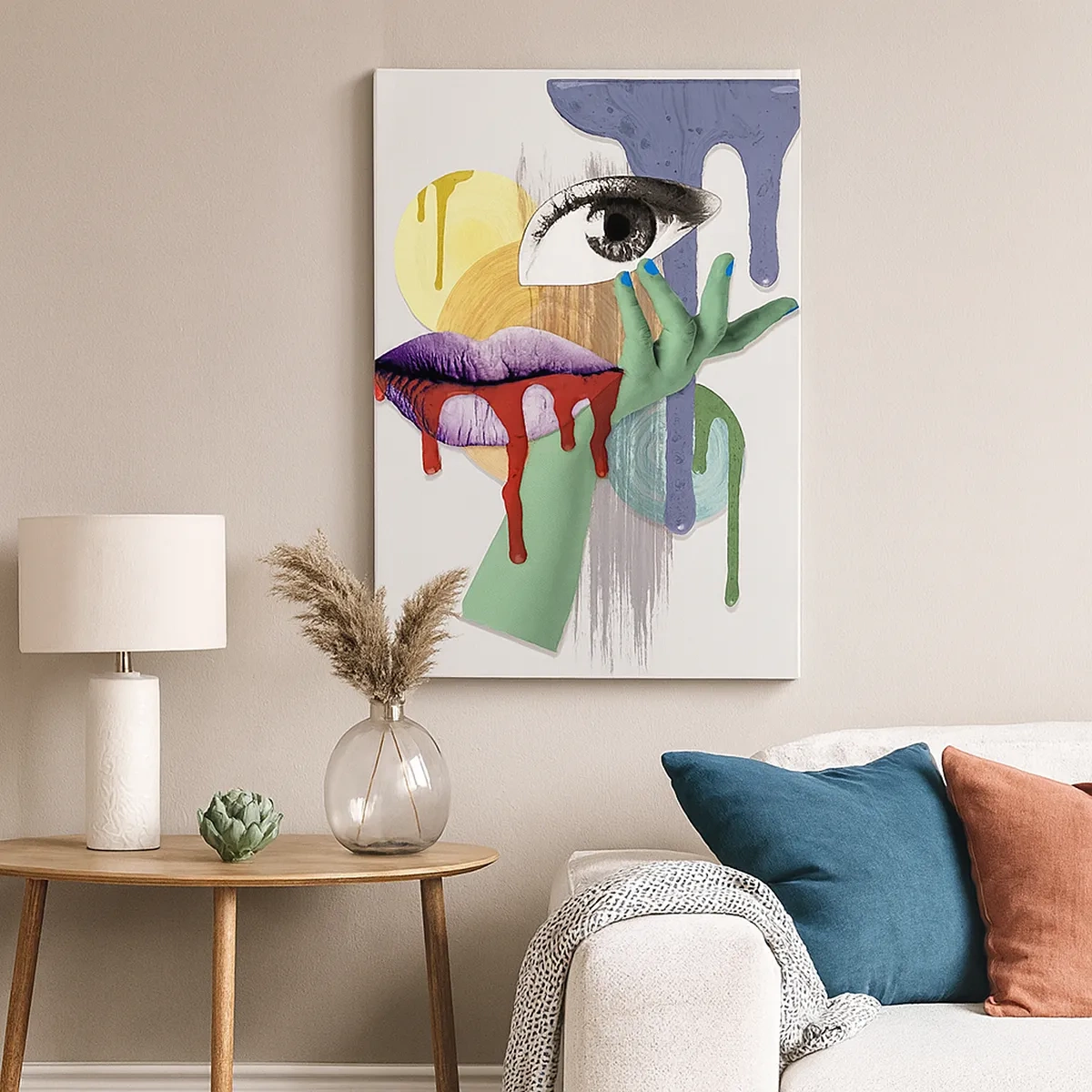 Tablou pe pânză - Portret deconstruit - 50x70 cm