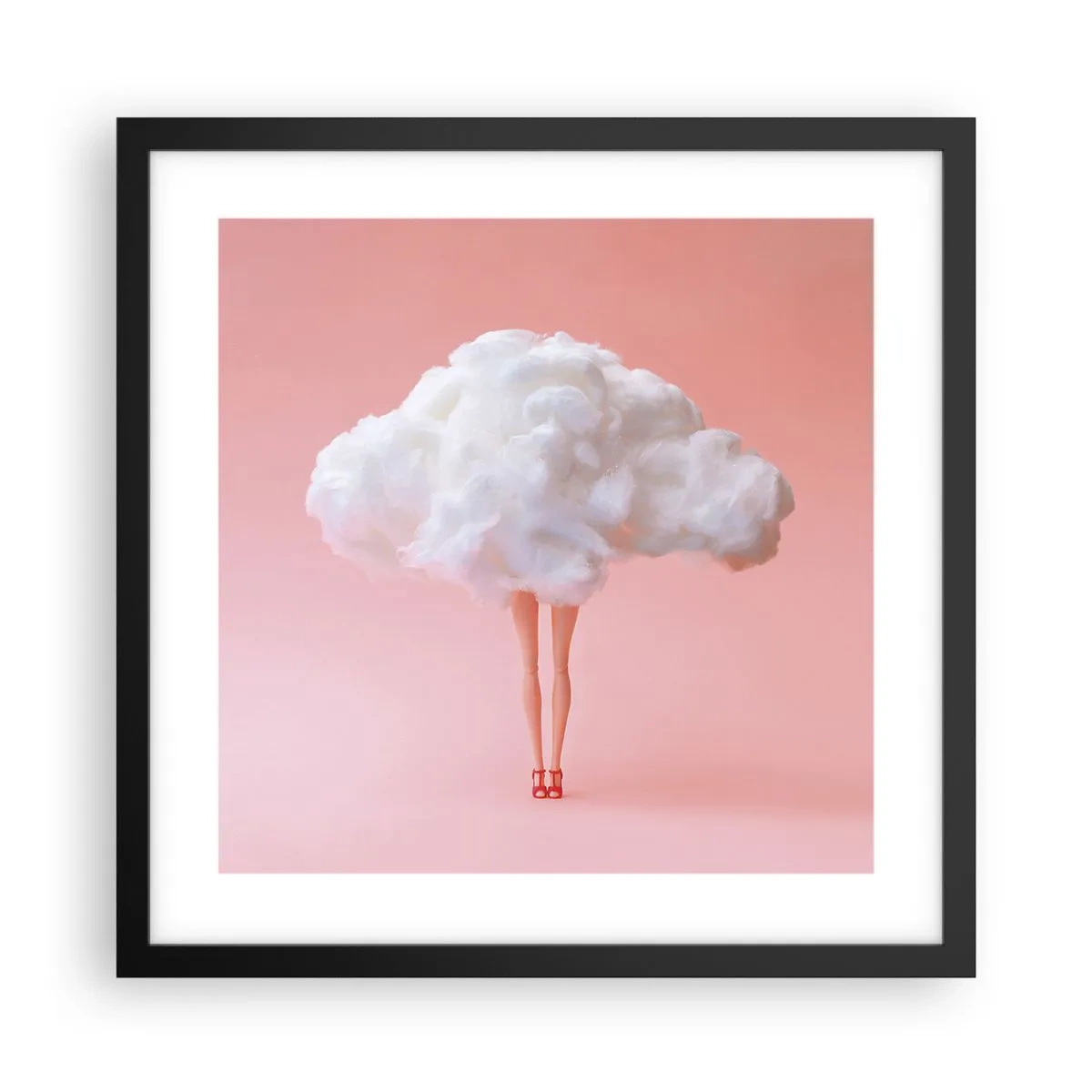 Poster în ramă neagră - Dulce promisiune - 40x40 cm