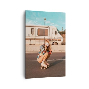 Tablou pe pânză - Zâmbiți, vă rog! - 80x120 cm