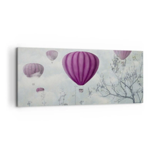 Tablou pe pânză - Ca niște nave pe cer - 100x40 cm
