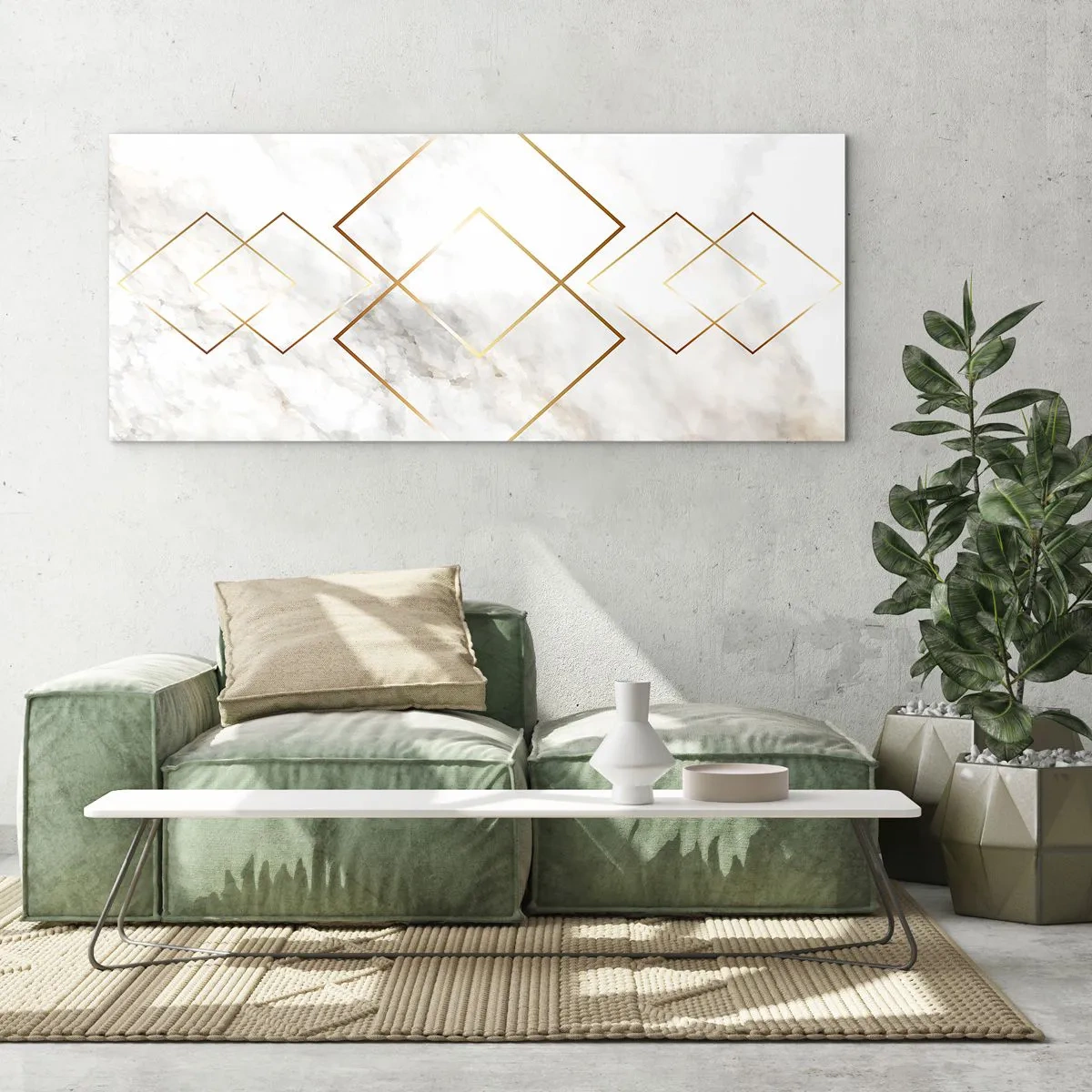 Tablou pe sticlă - Vedere spre infinit - 100x40 cm