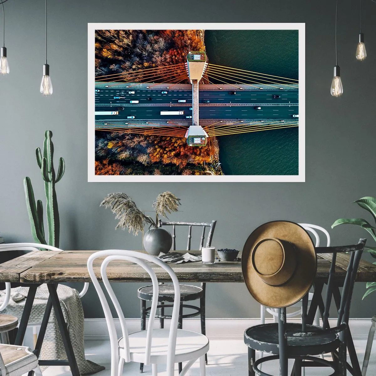 Poster - Din pădure spre apă - 70x50 cm