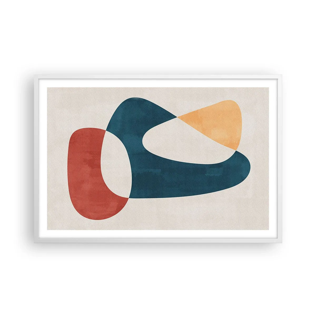 Poster în ramă albă - Influențe și metamorfoze - 91x61 cm