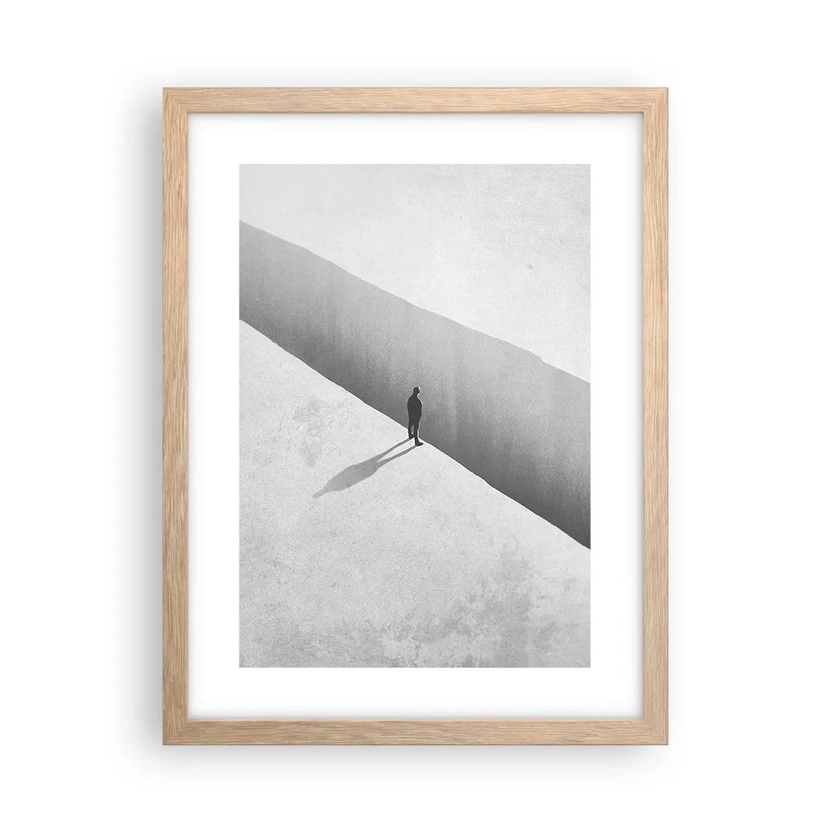 Poster în ramă de stejar deschis - Obiectiv clar - 30x40 cm