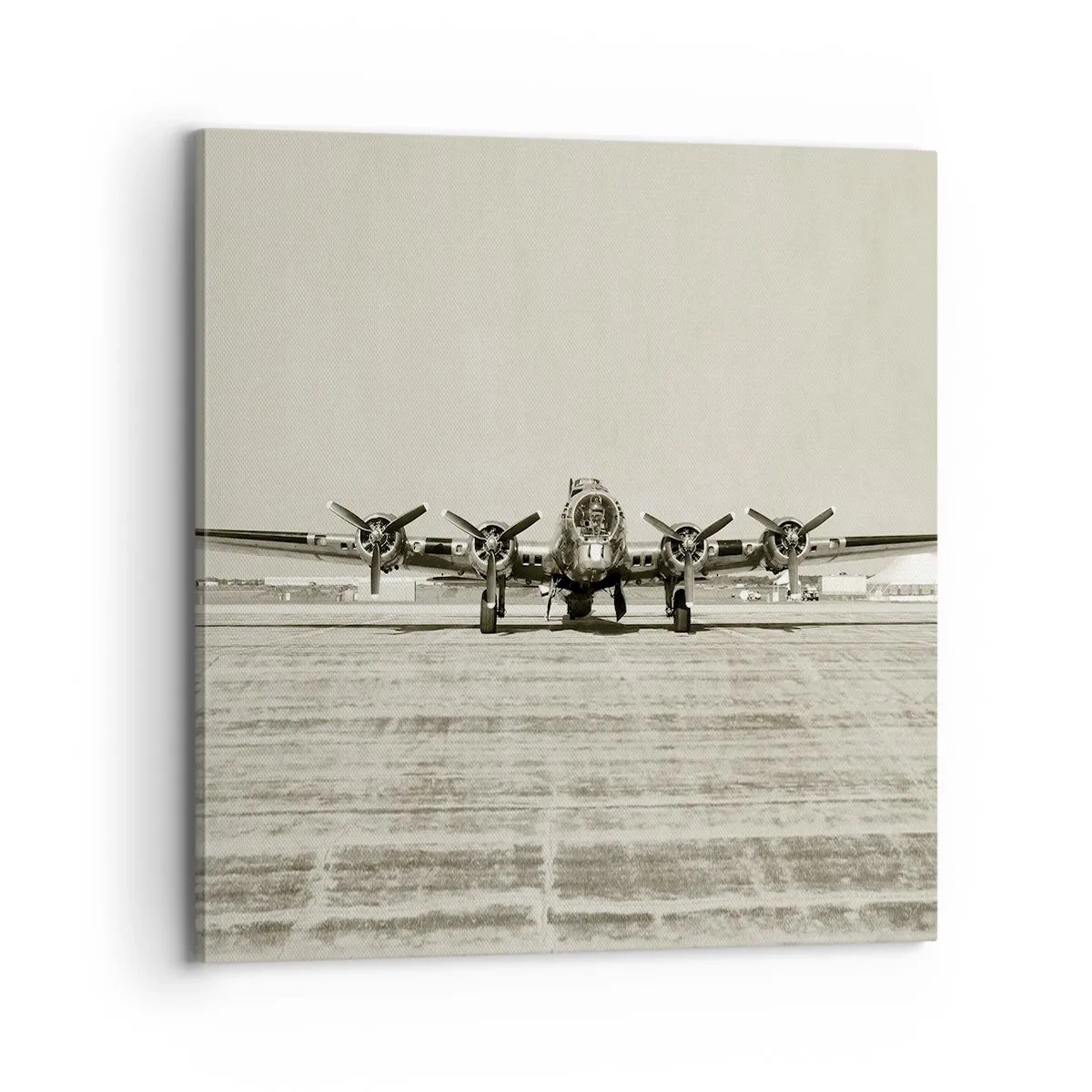 Tablou pe pânză - Pregătit, ca întotdeauna - 70x70 cm