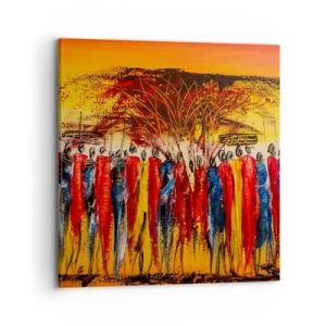 Tablou pe pânză - Acolo, acolo, acolo, acolo se duc - 70x70 cm