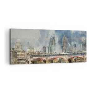 Tablou pe pânză - Londra în toată splendoarea ei - 100x40 cm