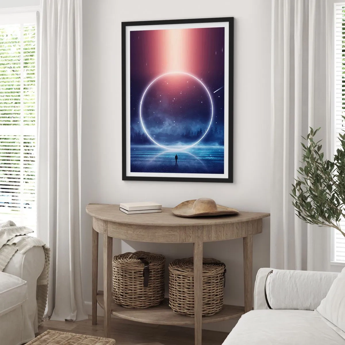 Poster în ramă neagră - Ei sunt deja aici... - 61x91 cm