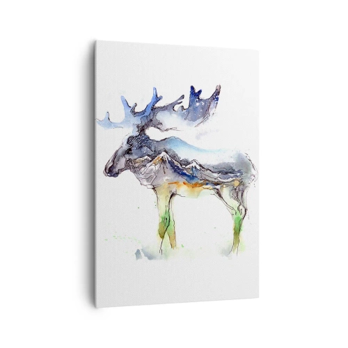 Tablou pe pânză - Eroul poveștii de iarnă - 70x100 cm