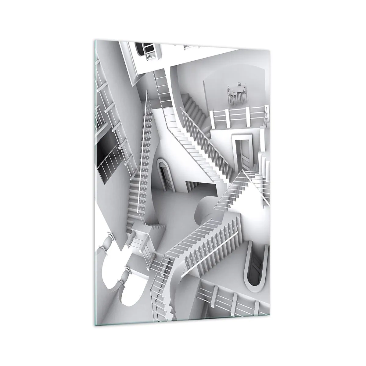 Tablou pe sticlă - Paradoxurile spațiului - 70x100 cm