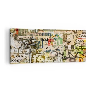 Tablou pe pânză - Oh, se întâmplă... - 100x40 cm
