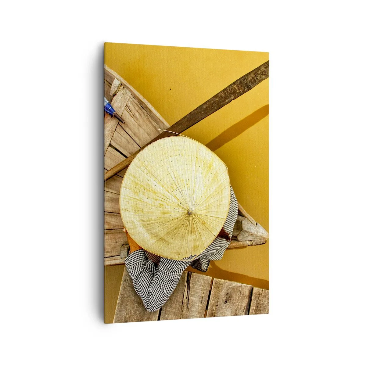 Tablou pe pânză - Viața pe râul galben - 80x120 cm