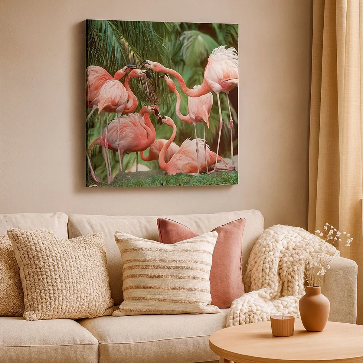 Tablou pe pânză - Bârfa de după-amiază - 30x30 cm