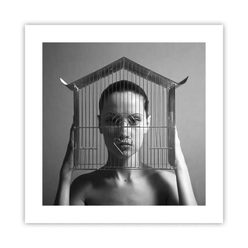 Poster - Un portret oarecum suprarealist - 40x40 cm