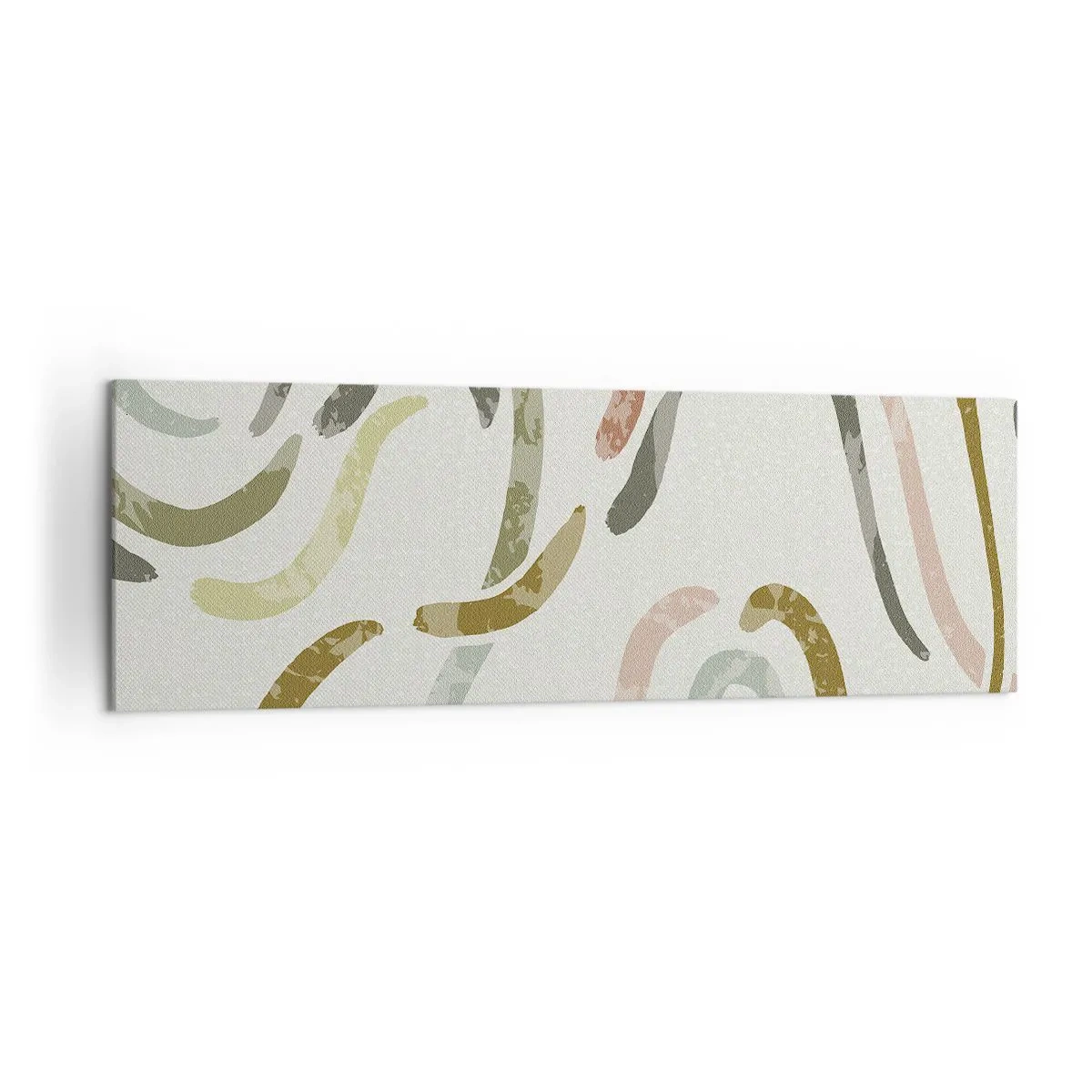 Tablou pe pânză - Dansul vesel al abstracției - 160x50 cm