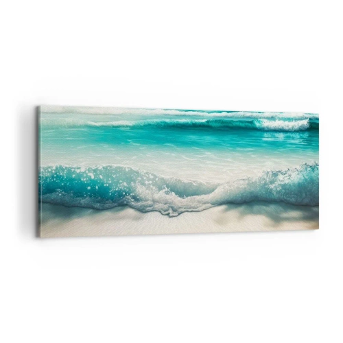 Tablou pe pânză - Calmul oceanului - 100x40 cm