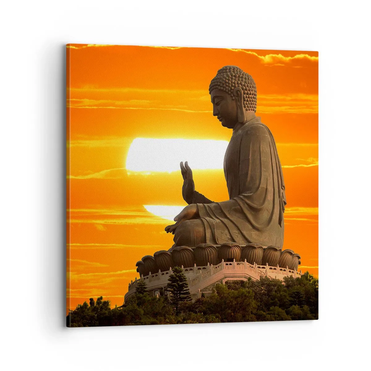 Tablou pe pânză - Fără frică de lume - 70x70 cm