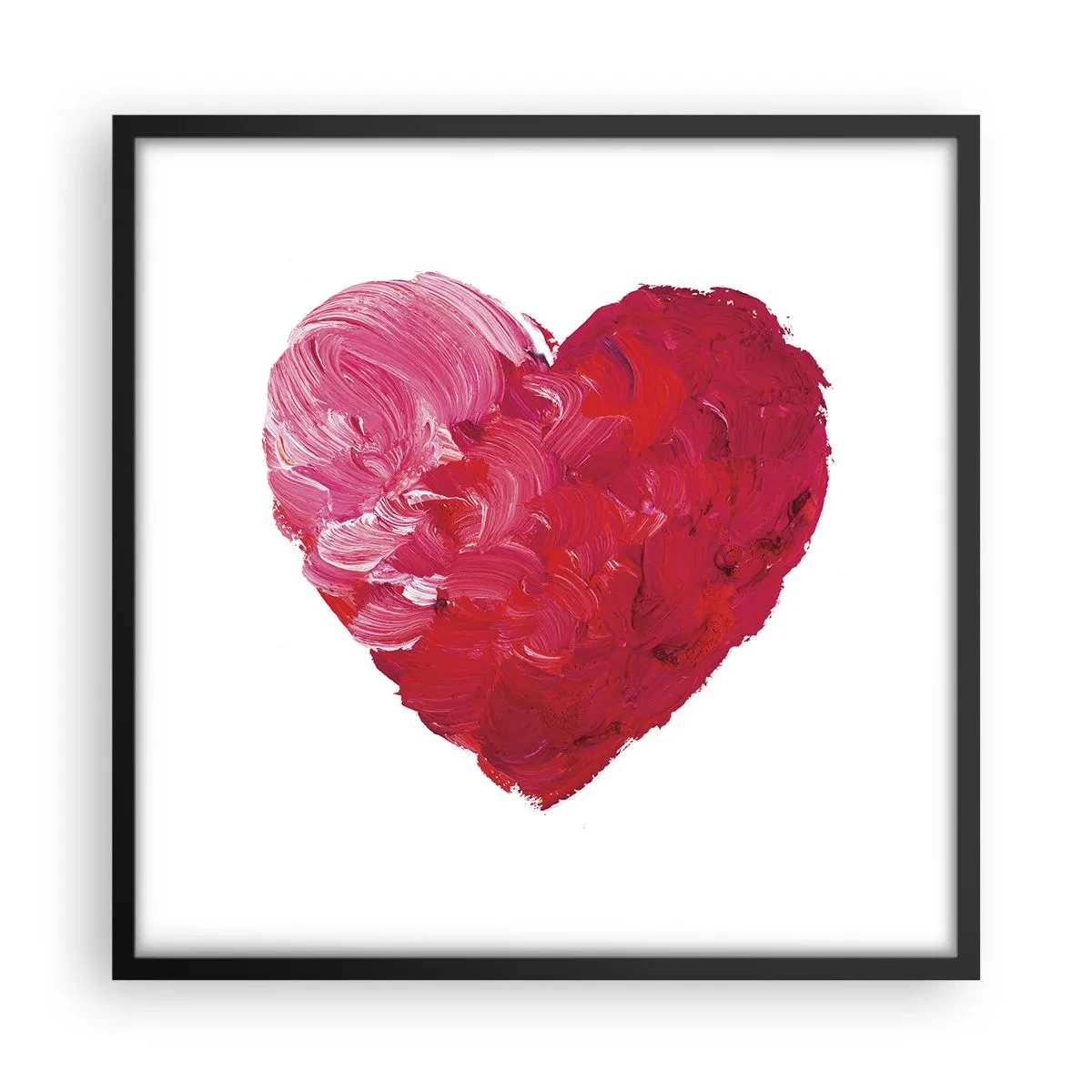 Poster în ramă neagră - All you need is love - 50x50 cm