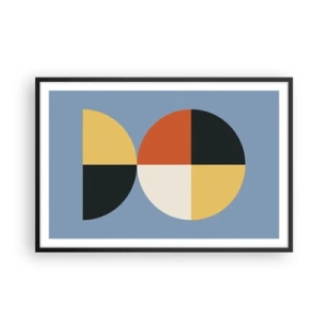 Poster în ramă neagră - Uită-te și numără - 91x61 cm