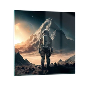 Tablou pe sticlă - O nouă provocare - 60x60 cm