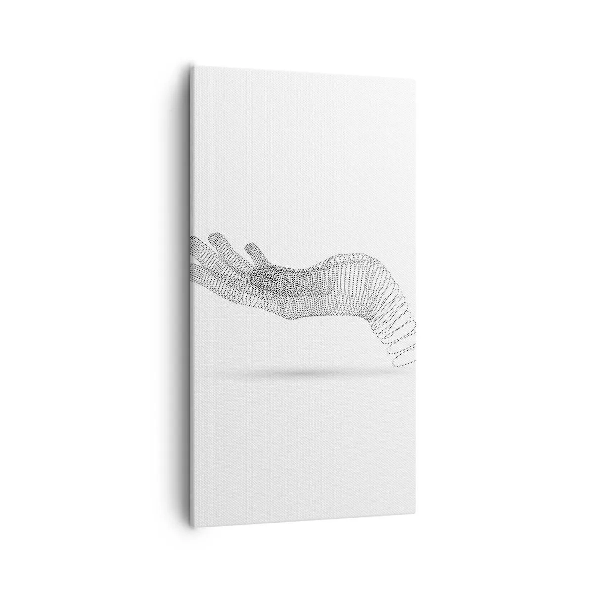 Tablou pe pânză - Mână arcuită - 55x100 cm