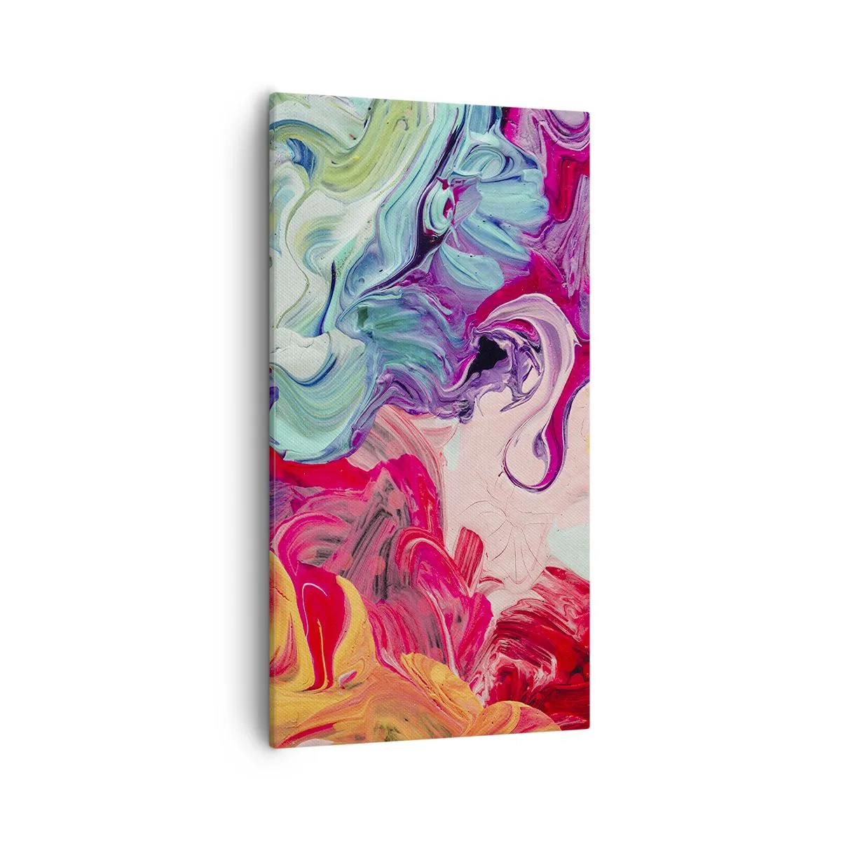 Tablou pe pânză - Nașterea culorii - 55x100 cm