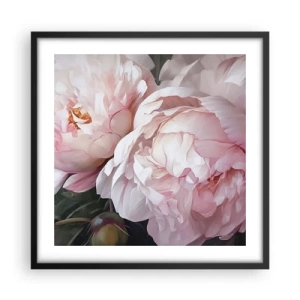 Poster în ramă neagră - Oprit din înflorire - 50x50 cm