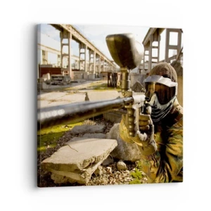 Tablou pe pânză - Și tu poți fi erou - 30x30 cm